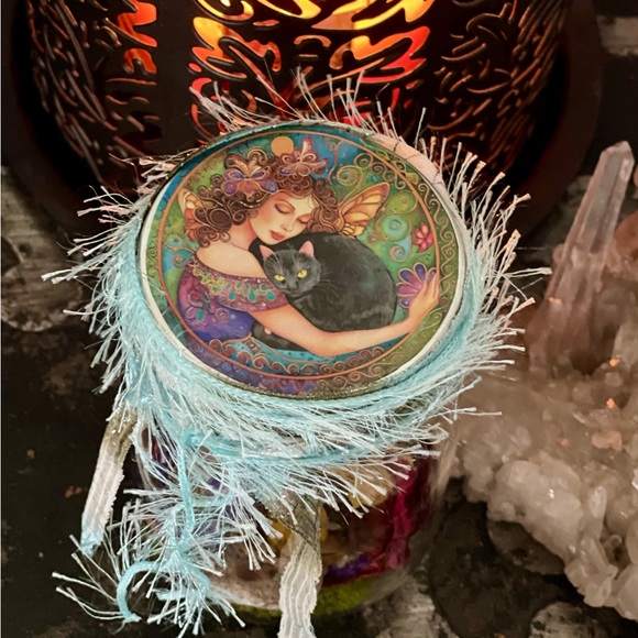 Blue Mixed Media Art - Picture 1 of 7